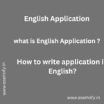 english application